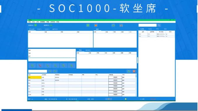 【产品先容】尊龙凯时登录首页通讯SOC1000软座席系统